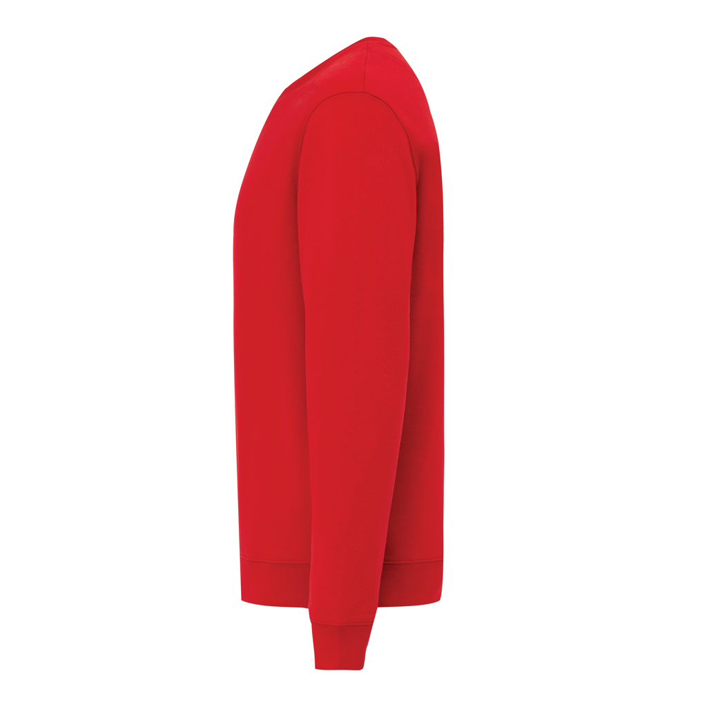 rojo Sudadera de cuello redondo de algodón reciclado Torla IQONIQ