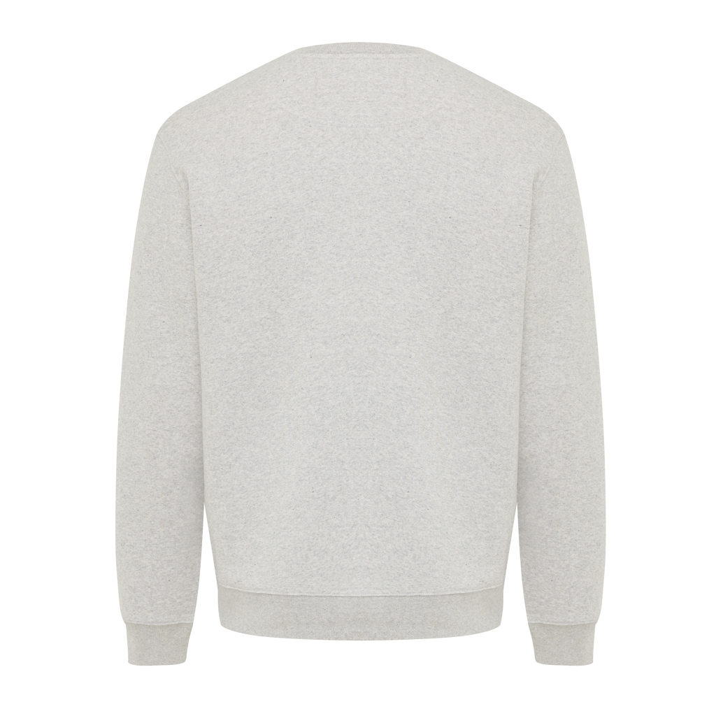 light heather grey Sudadera de cuello redondo de algodón reciclado Torla IQONIQ
