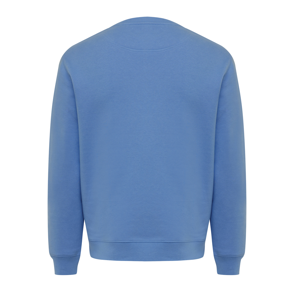 moon blue Sudadera de cuello redondo de algodón reciclado Torla IQONIQ