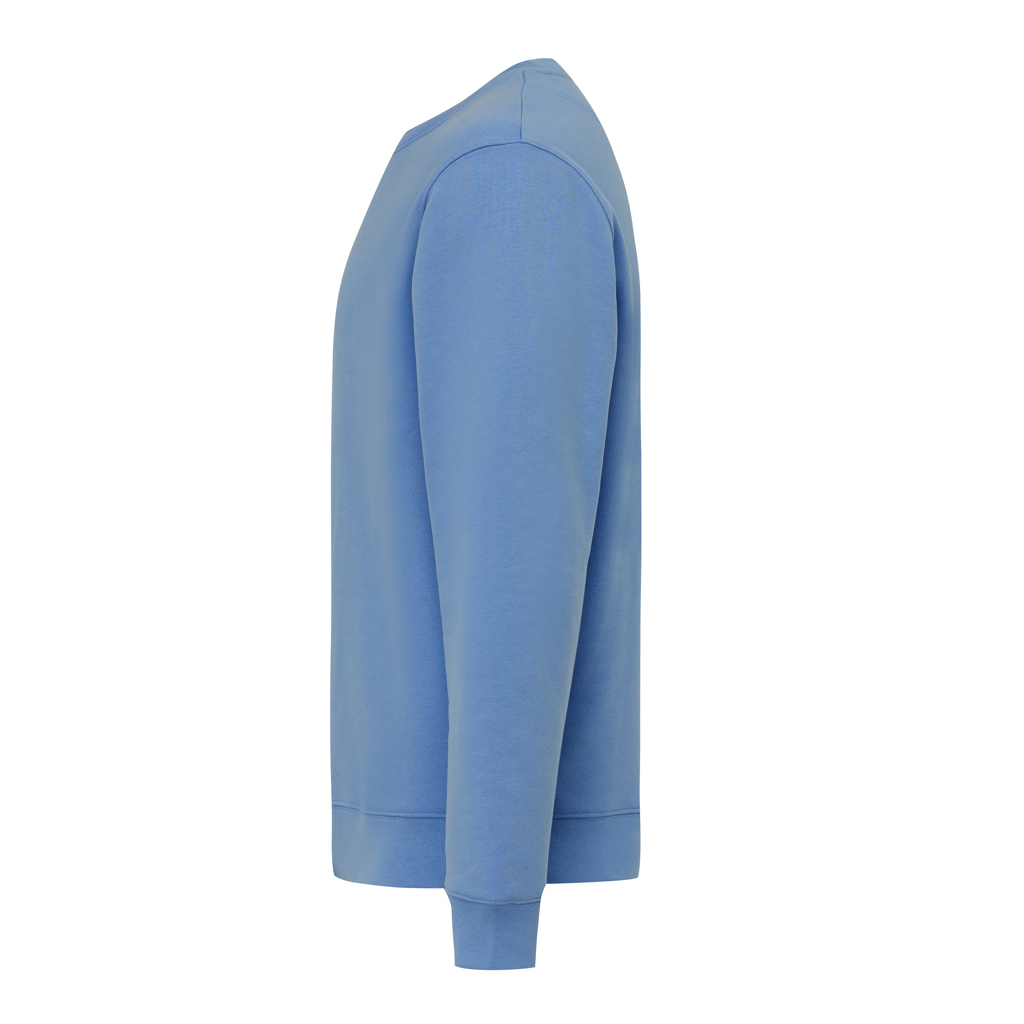 moon blue Sudadera de cuello redondo de algodón reciclado Torla IQONIQ