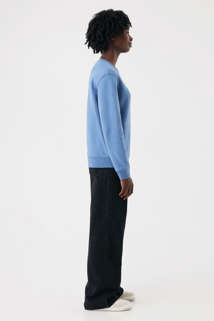 moon blue Sudadera de cuello redondo de algodón reciclado Torla IQONIQ