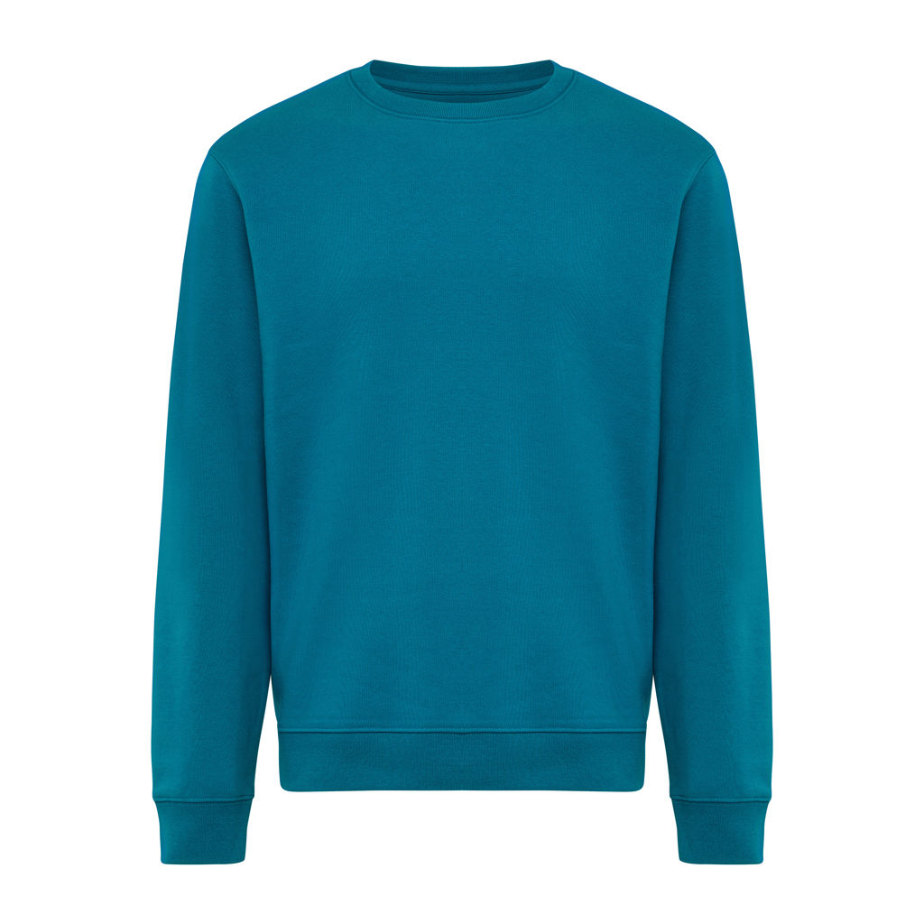 dark teal Sudadera de cuello redondo de algodón reciclado Torla IQONIQ