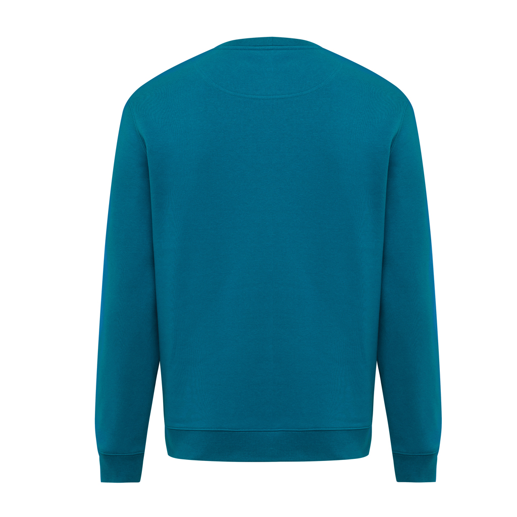 dark teal Sudadera de cuello redondo de algodón reciclado Torla IQONIQ