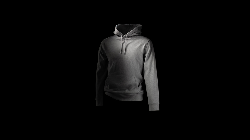 Picture of Iqoniq Torres recycled cotton hoodie undyed