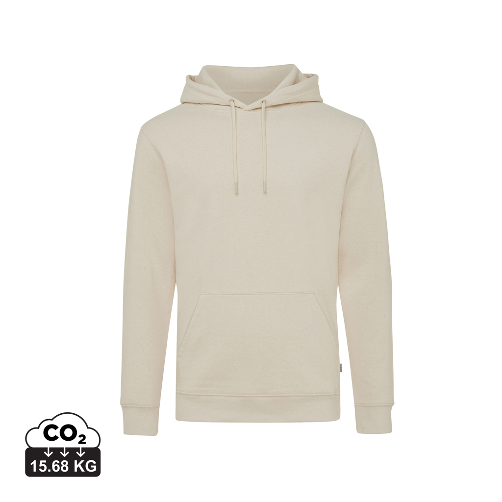 Sweat à capuche en coton recyclé et non teinté IQONIQ Torres
