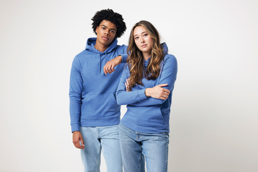 Sweat à capuche en coton recyclé et non teinté IQONIQ Torres