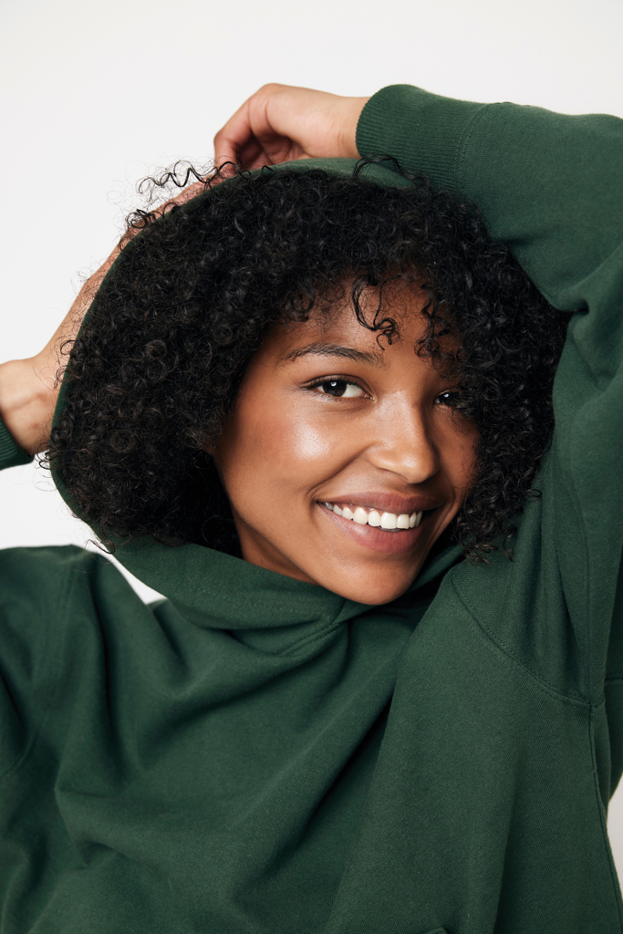 Sweat à capuche en coton recyclé IQONIQ Yoho