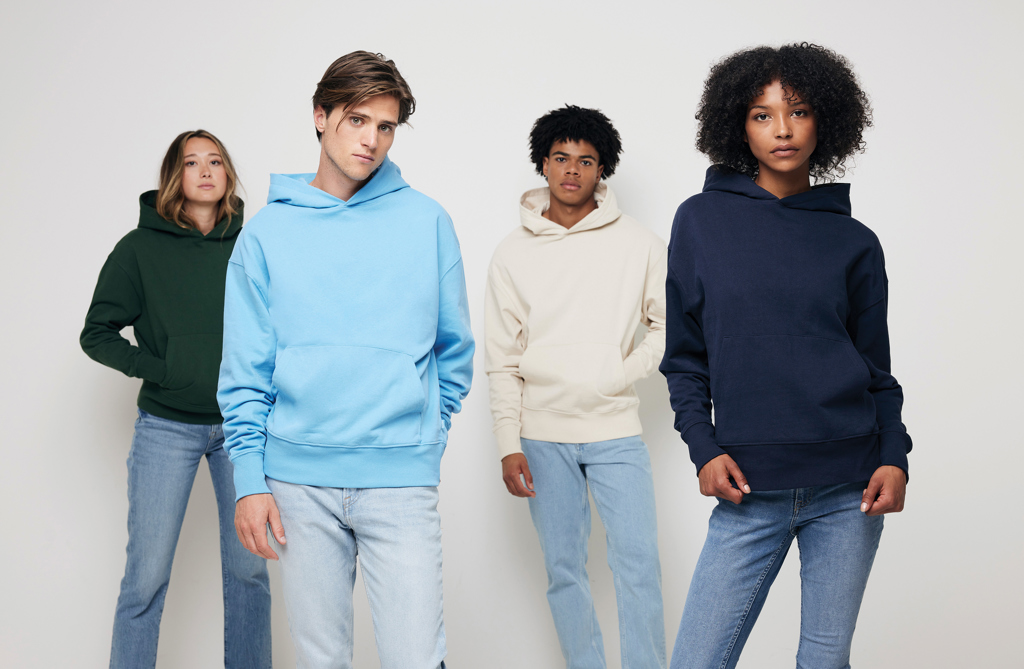 IQONIQ Yoho Sudadera Capucha Relax Fit Algodón Reciclado