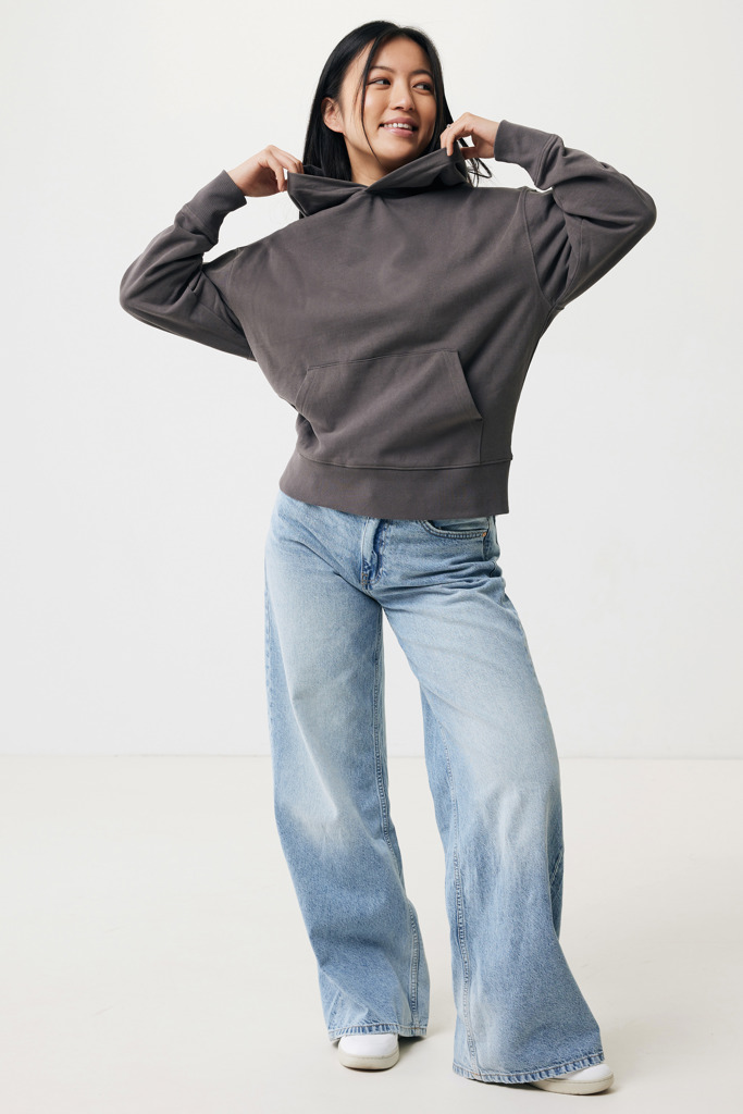 IQONIQ Yoho Sudadera Capucha Relax Fit Algodón Reciclado