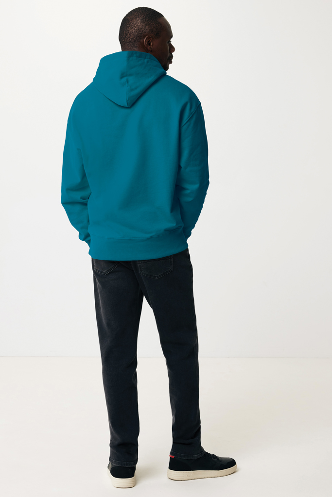 dark teal IQONIQ Yoho Sudadera Capucha Relax Fit Algodón Reciclado