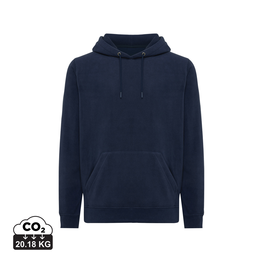 azul marino IQONIQ Trivor Sudadera Capucha Microfibra Poliéster Reciclad