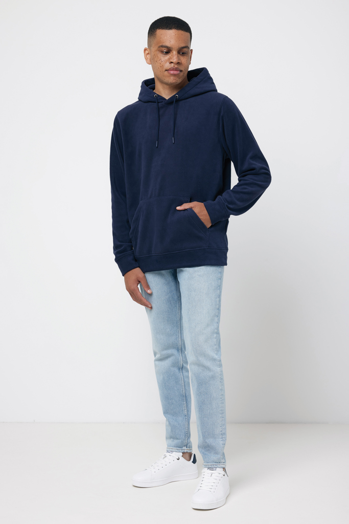 azul marino IQONIQ Trivor Sudadera Capucha Microfibra Poliéster Reciclad