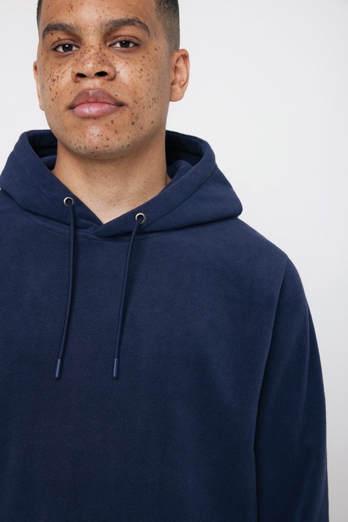 azul marino IQONIQ Trivor Sudadera Capucha Microfibra Poliéster Reciclad