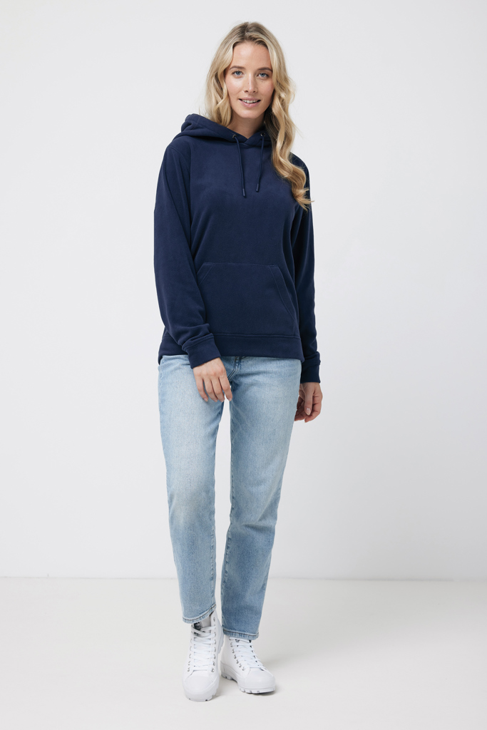 azul marino IQONIQ Trivor Sudadera Capucha Microfibra Poliéster Reciclad