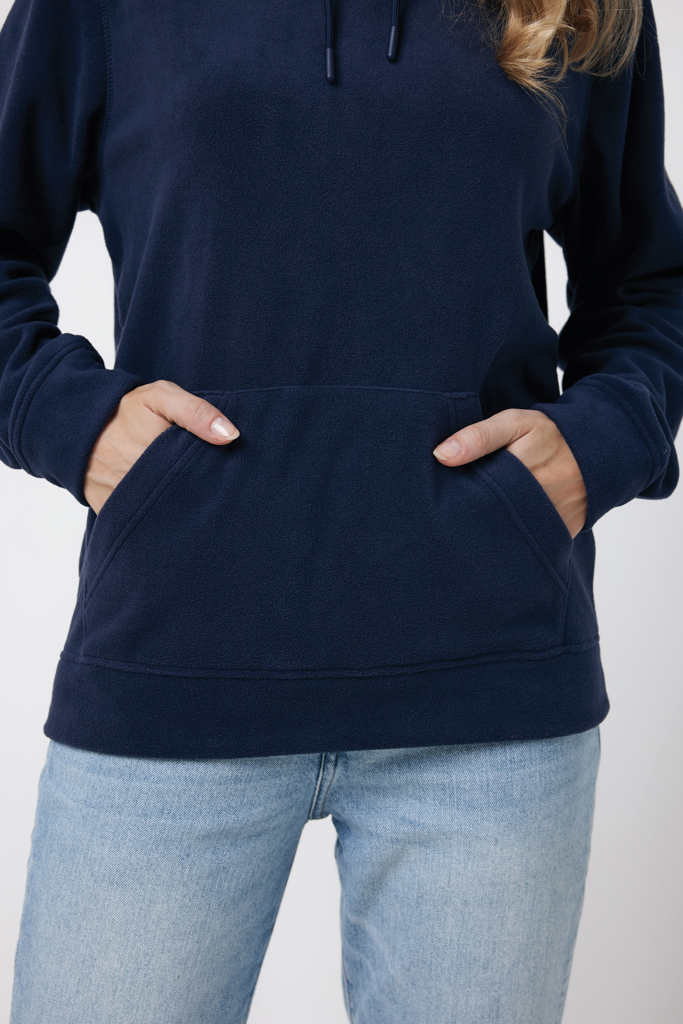 azul marino IQONIQ Trivor Sudadera Capucha Microfibra Poliéster Reciclad