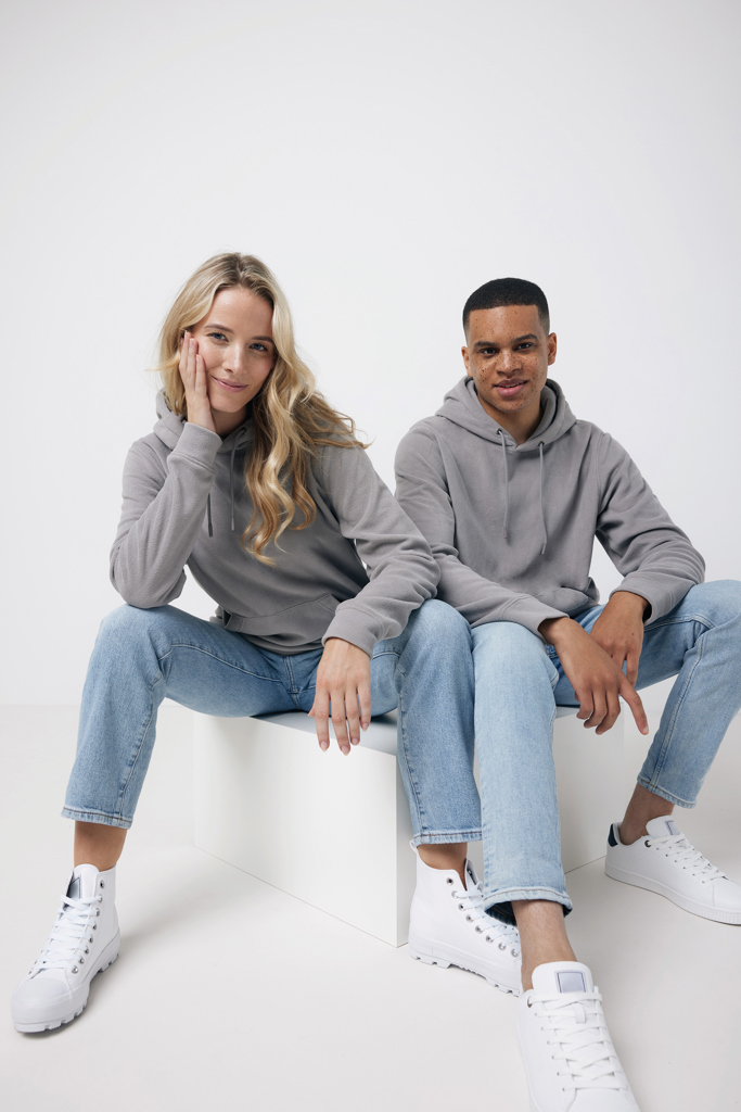 storm grey IQONIQ Trivor Sudadera Capucha Microfibra Poliéster Reciclad