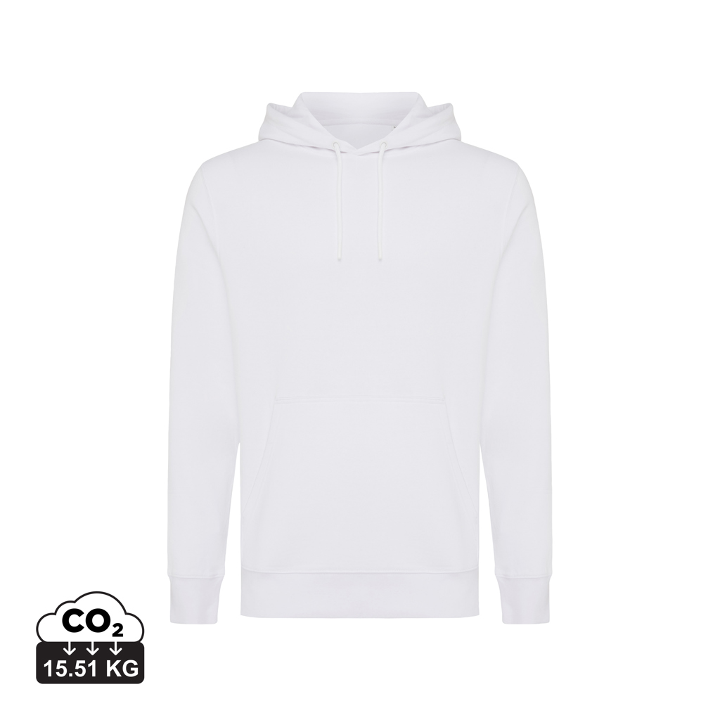 recycled white IQONIQ Rila Sudadera Capucha Light Weight Algodón Reciclado