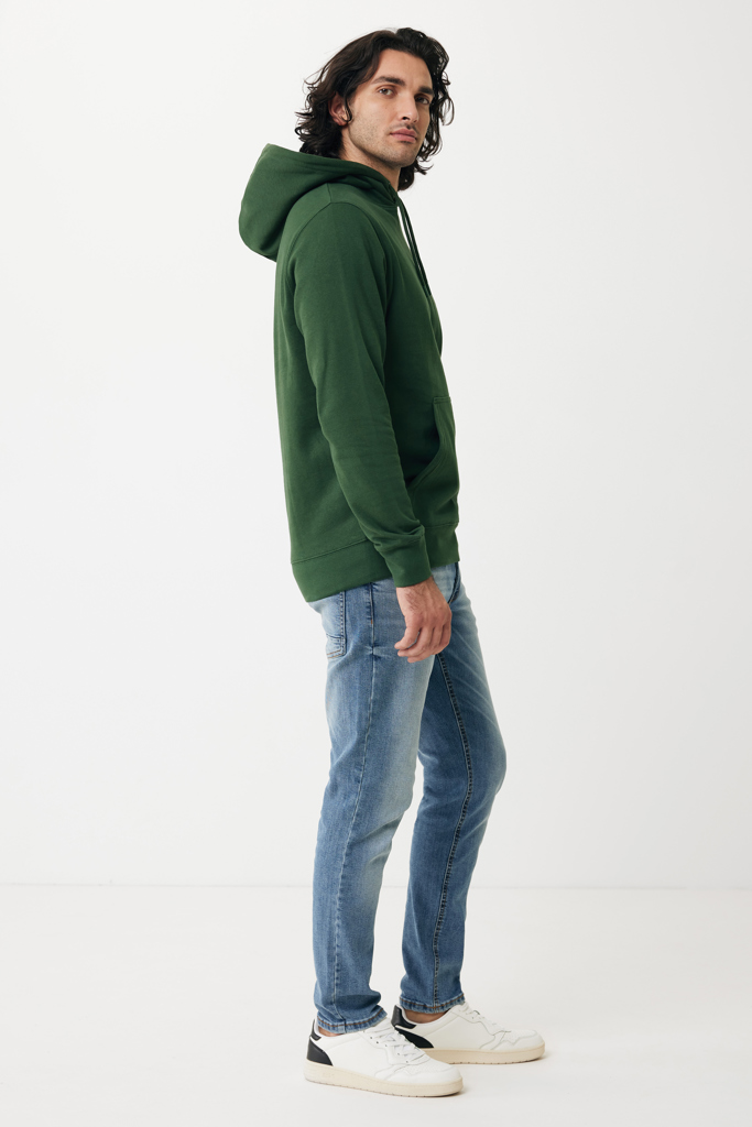 forest green IQONIQ Rila Sudadera Capucha Light Weight Algodón Reciclado