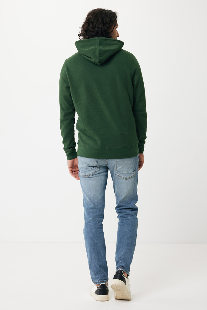 forest green IQONIQ Rila Sudadera Capucha Light Weight Algodón Reciclado