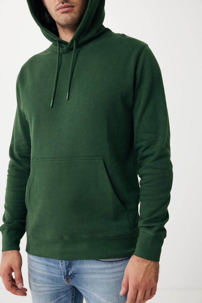 forest green IQONIQ Rila Sudadera Capucha Light Weight Algodón Reciclado