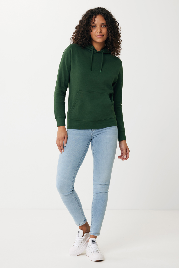 forest green IQONIQ Rila Sudadera Capucha Light Weight Algodón Reciclado
