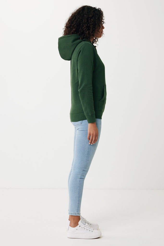 forest green IQONIQ Rila Sudadera Capucha Light Weight Algodón Reciclado