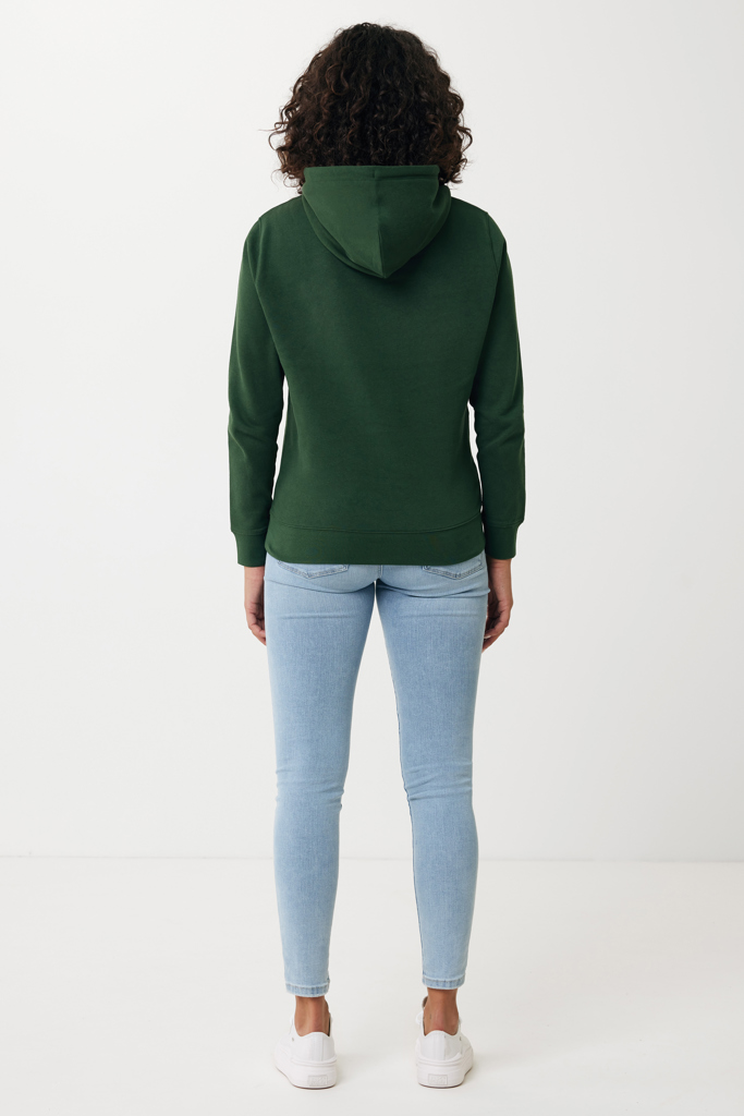forest green IQONIQ Rila Sudadera Capucha Light Weight Algodón Reciclado