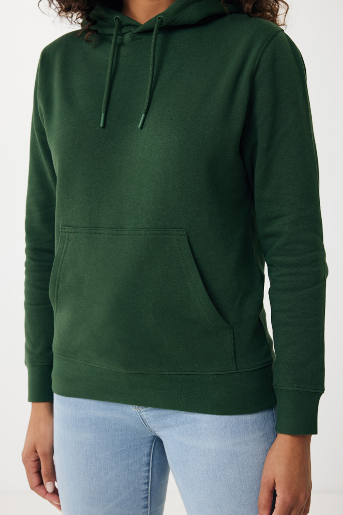 forest green IQONIQ Rila Sudadera Capucha Light Weight Algodón Reciclado