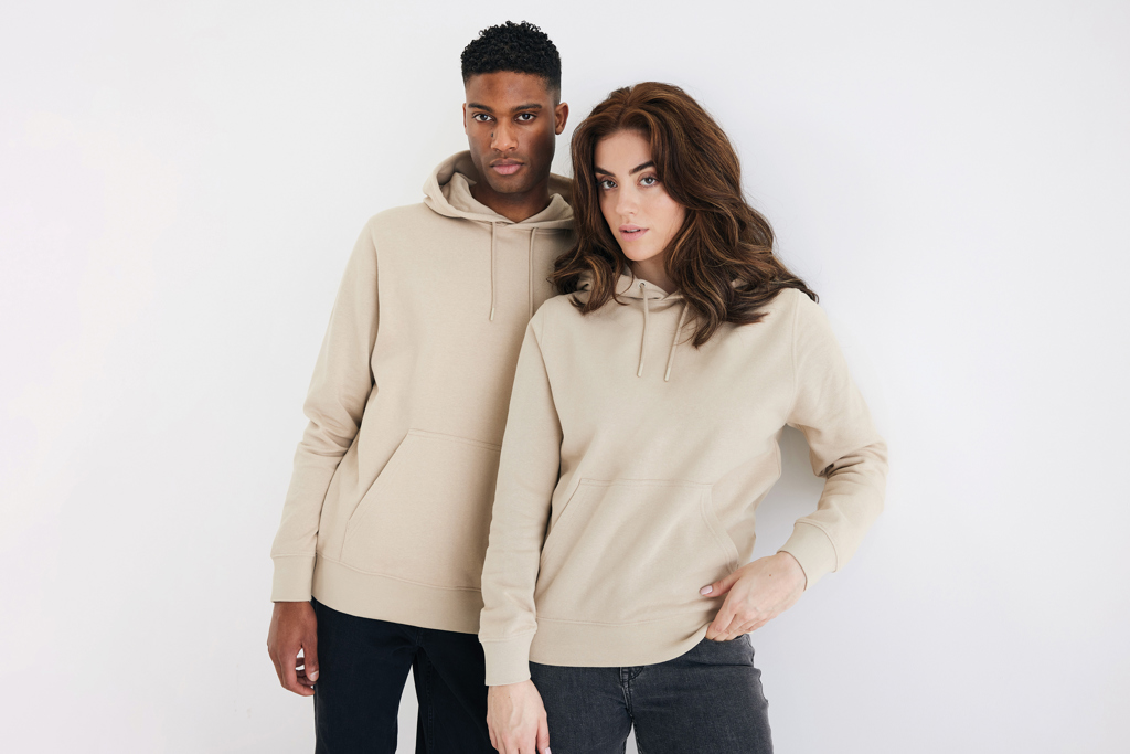 desert IQONIQ Rila Sudadera Capucha Light Weight Algodón Reciclado