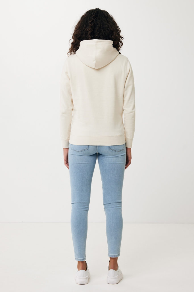 natural raw IQONIQ Rila Sudadera Capucha Light Weight Algodón Reciclado