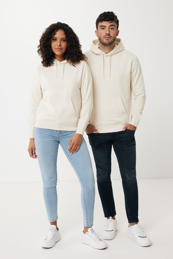 natural raw IQONIQ Rila Sudadera Capucha Light Weight Algodón Reciclado