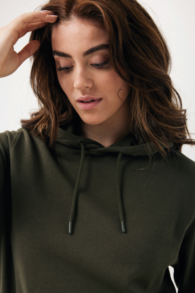 caqui IQONIQ Rila Sudadera Capucha Light Weight Algodón Reciclado