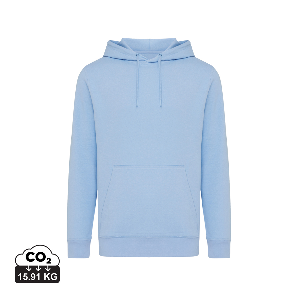 sky blue IQONIQ Rila Sudadera Capucha Light Weight Algodón Reciclado