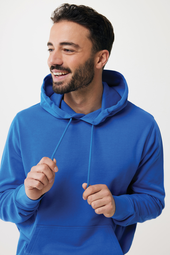 azul real IQONIQ Rila Sudadera Capucha Light Weight Algodón Reciclado