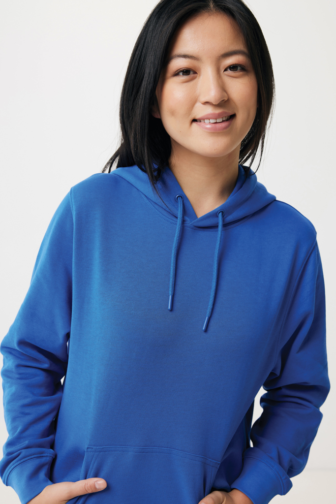 azul real IQONIQ Rila Sudadera Capucha Light Weight Algodón Reciclado