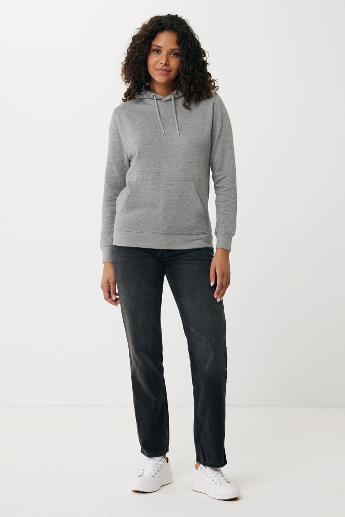 light heather anthracite IQONIQ Rila Sudadera Capucha Light Weight Algodón Reciclado