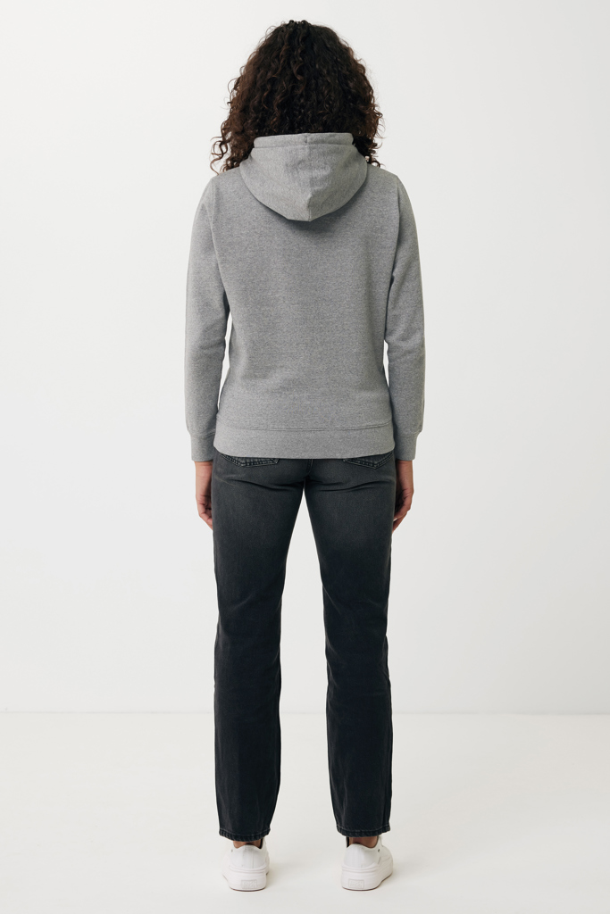 light heather anthracite IQONIQ Rila Sudadera Capucha Light Weight Algodón Reciclado