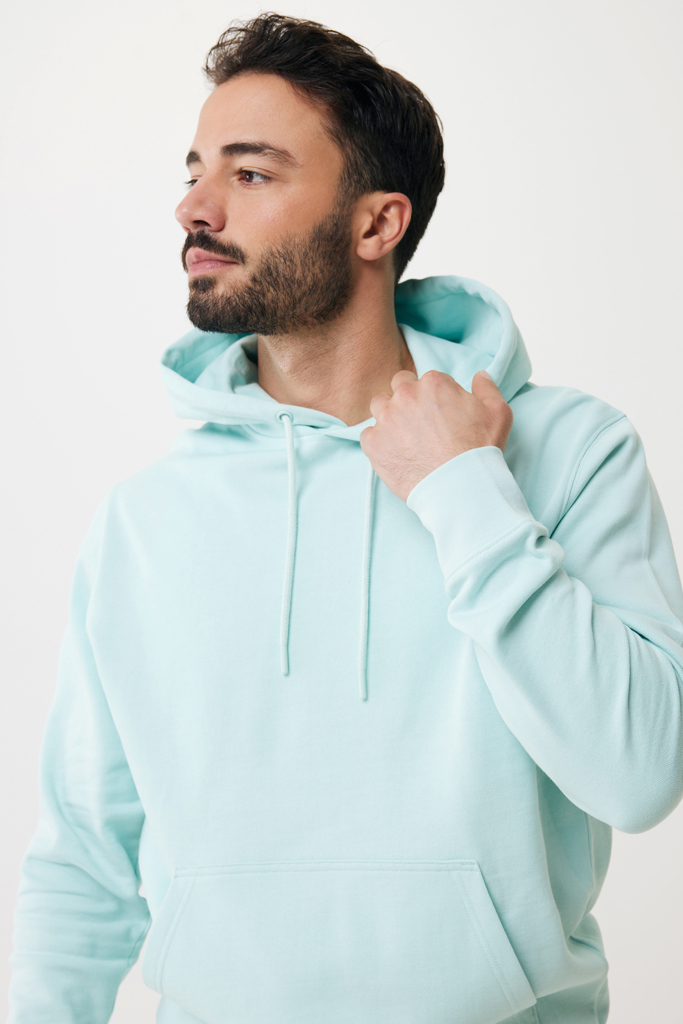 crushed mint IQONIQ Rila Sudadera Capucha Light Weight Algodón Reciclado