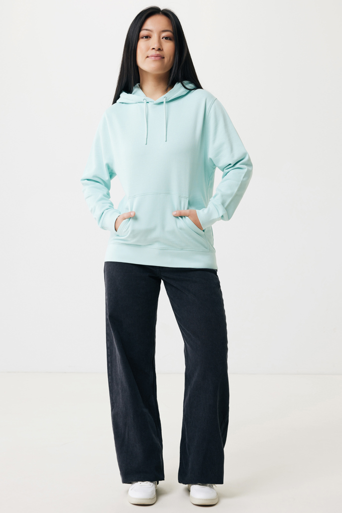 crushed mint IQONIQ Rila Sudadera Capucha Light Weight Algodón Reciclado