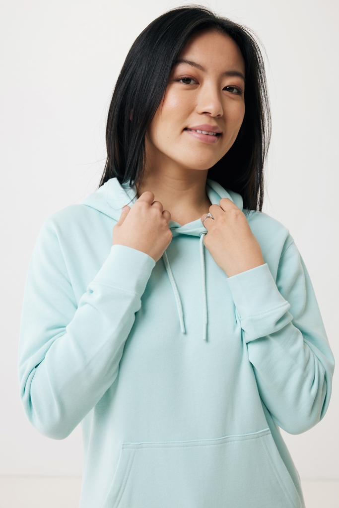 crushed mint IQONIQ Rila Sudadera Capucha Light Weight Algodón Reciclado