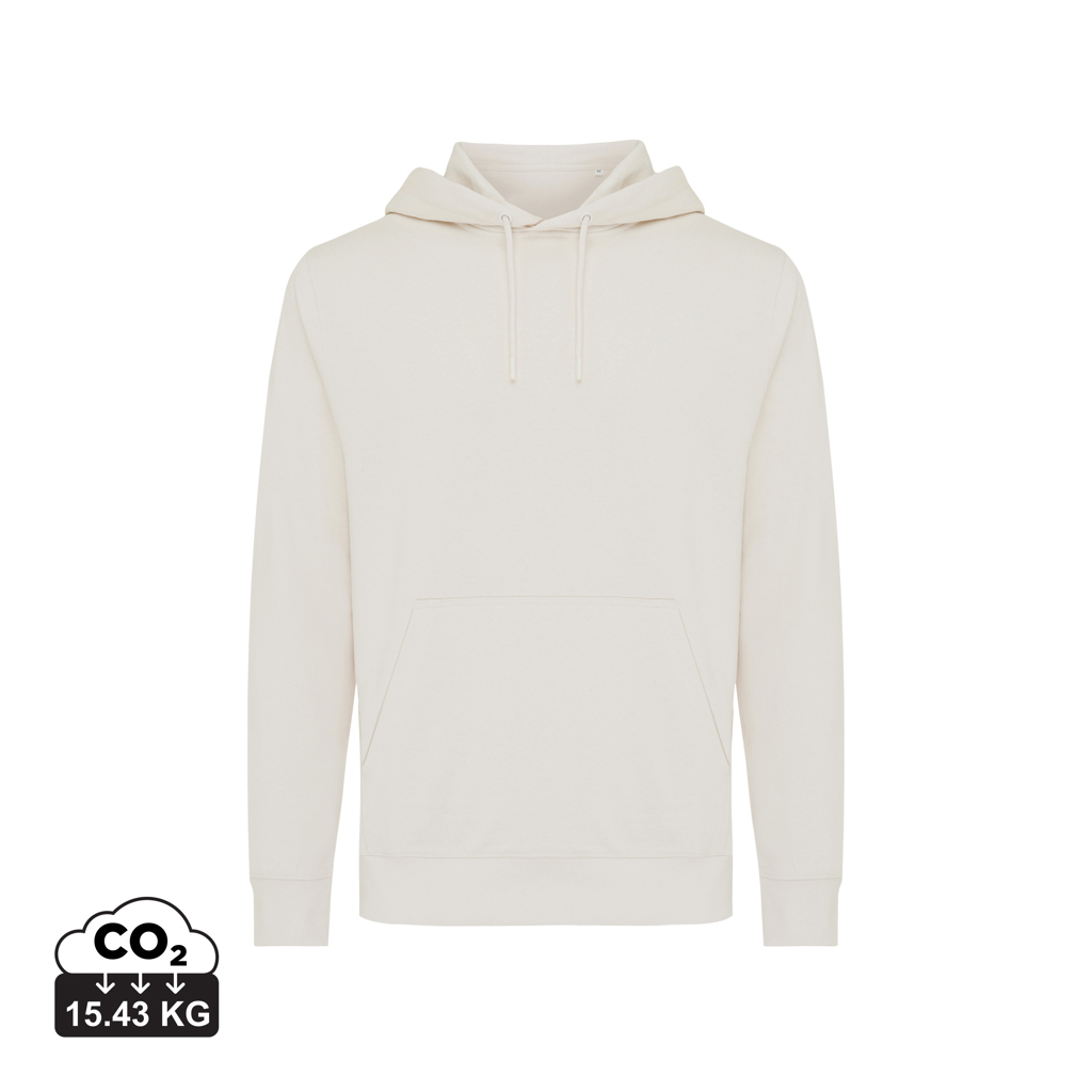 ivory white IQONIQ Rila Sudadera Capucha Light Weight Algodón Reciclado