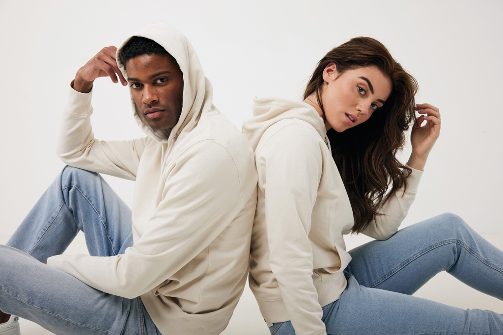 IQONIQ Rila Sudadera Capucha Light Weight Algodón Reciclado