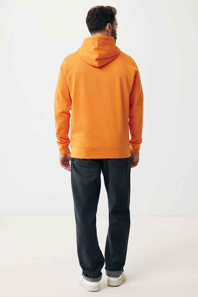 naranja IQONIQ Rila Sudadera Capucha Light Weight Algodón Reciclado