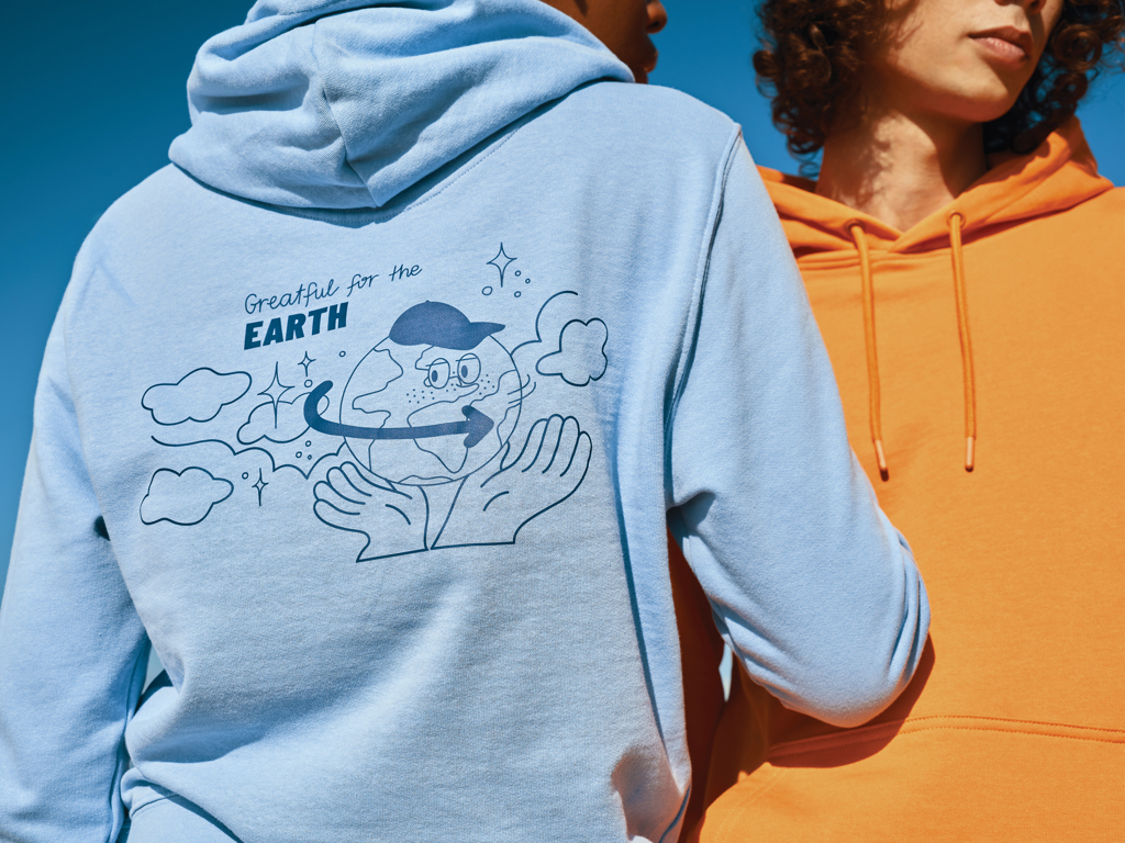 IQONIQ Rila Sudadera Capucha Light Weight Algodón Reciclado