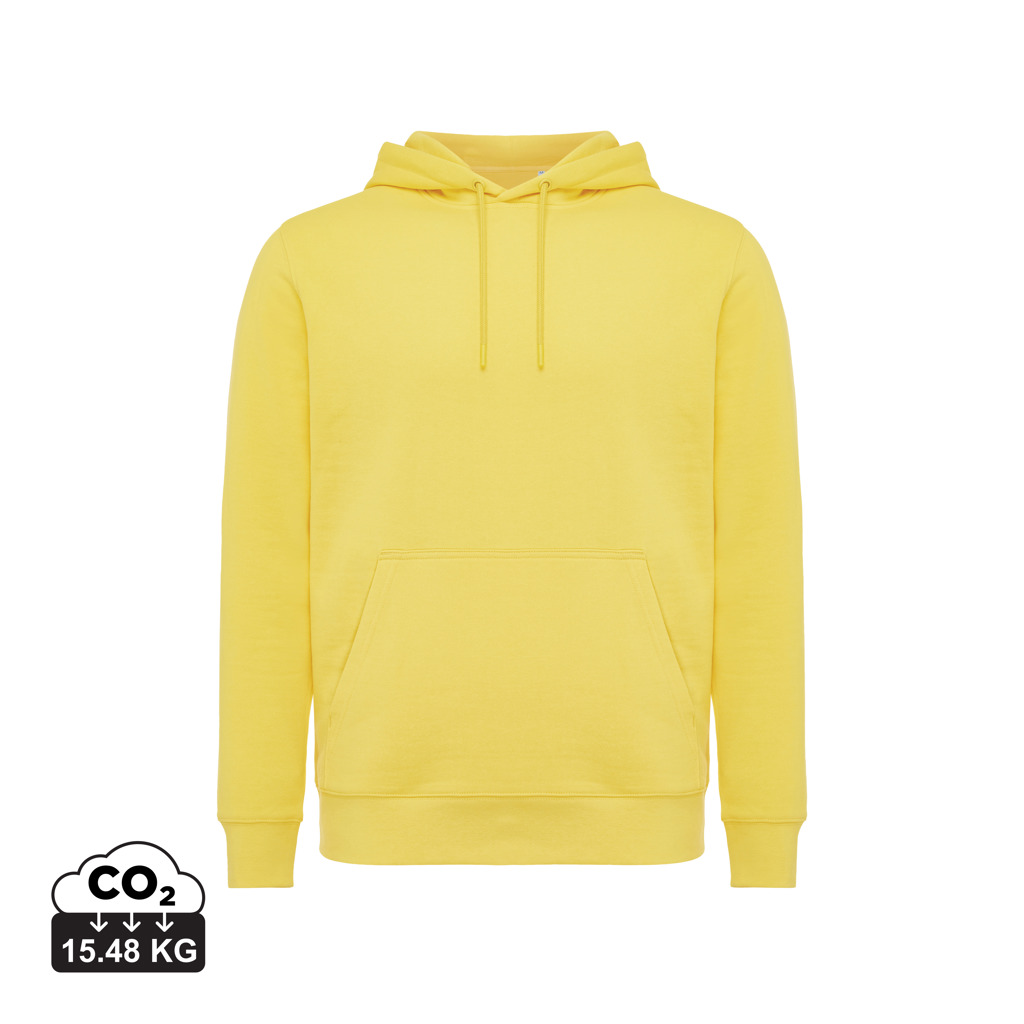amarillo IQONIQ Rila Sudadera Capucha Light Weight Algodón Reciclado