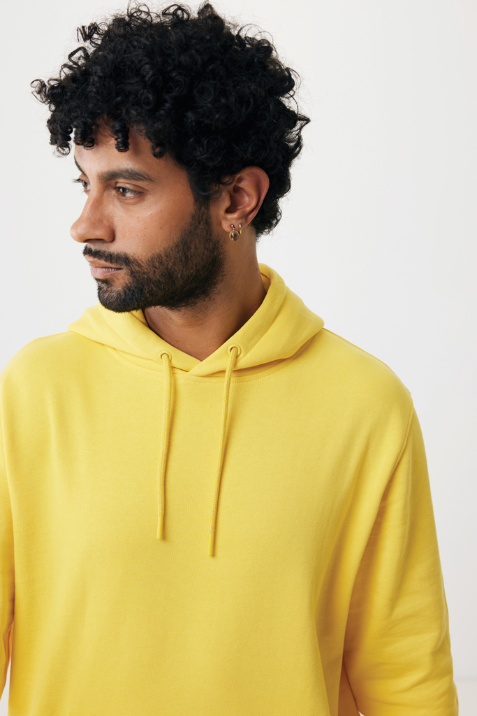 amarillo IQONIQ Rila Sudadera Capucha Light Weight Algodón Reciclado