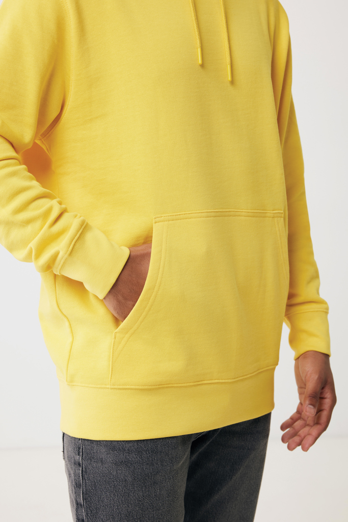 amarillo IQONIQ Rila Sudadera Capucha Light Weight Algodón Reciclado