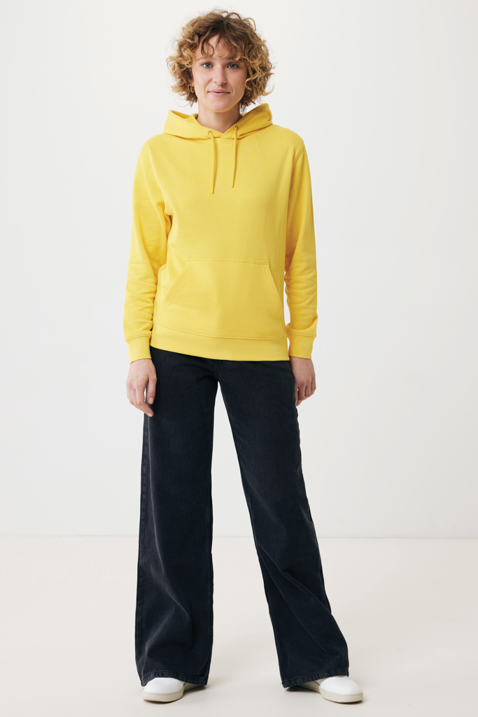 amarillo IQONIQ Rila Sudadera Capucha Light Weight Algodón Reciclado