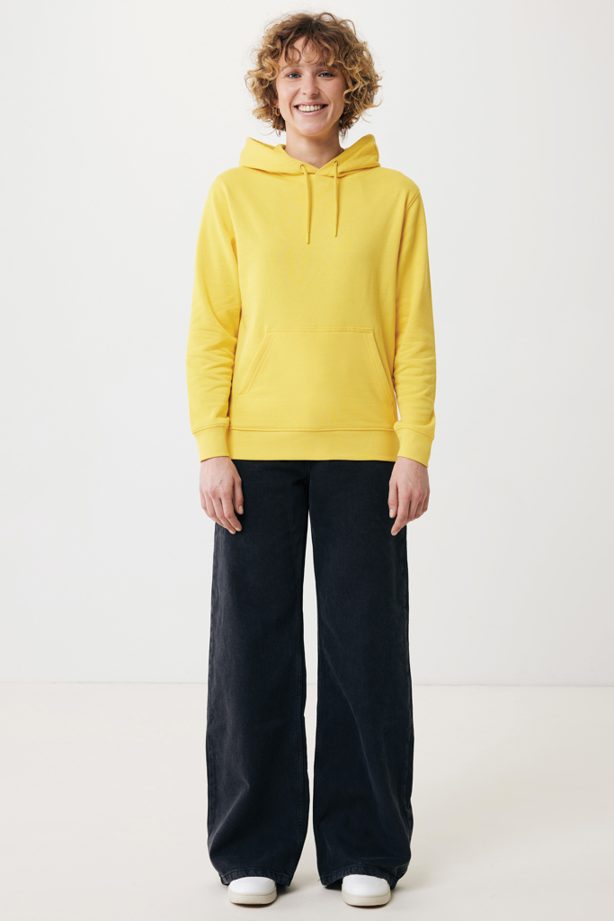 amarillo IQONIQ Rila Sudadera Capucha Light Weight Algodón Reciclado