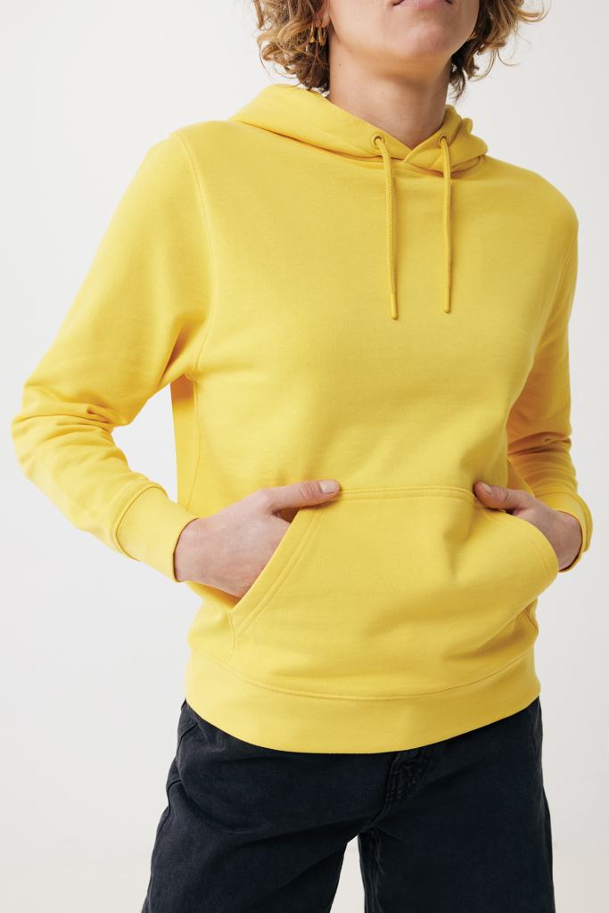 amarillo IQONIQ Rila Sudadera Capucha Light Weight Algodón Reciclado